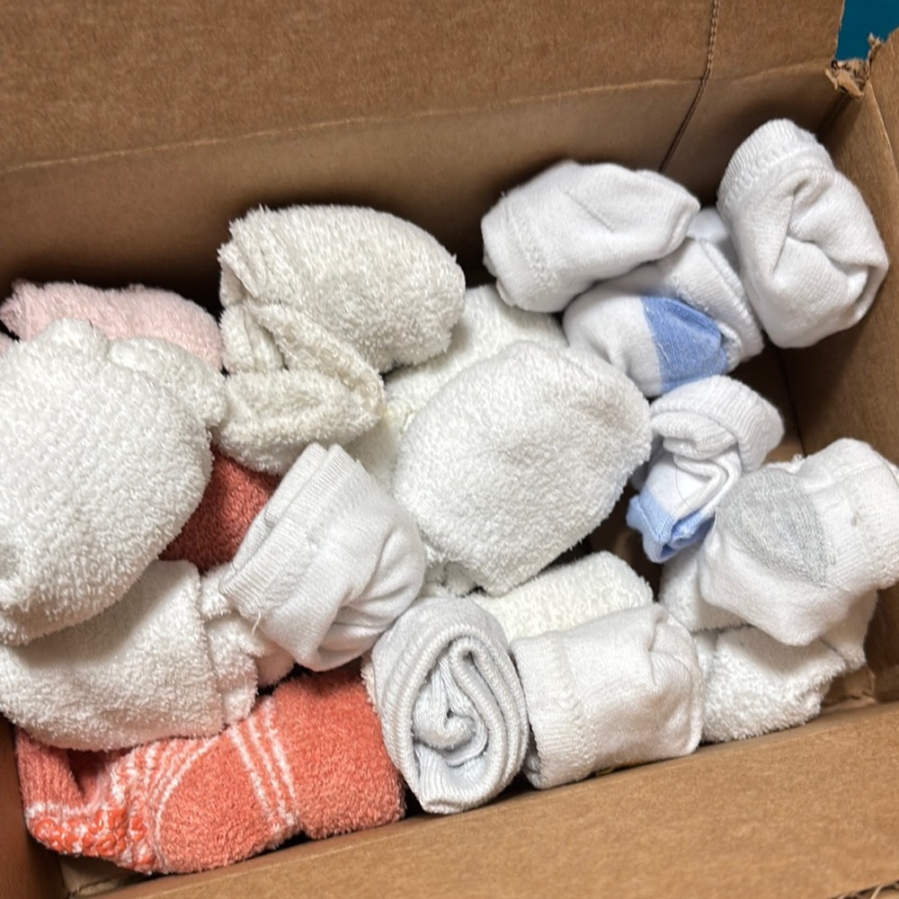 Newborn winter and ankle socks